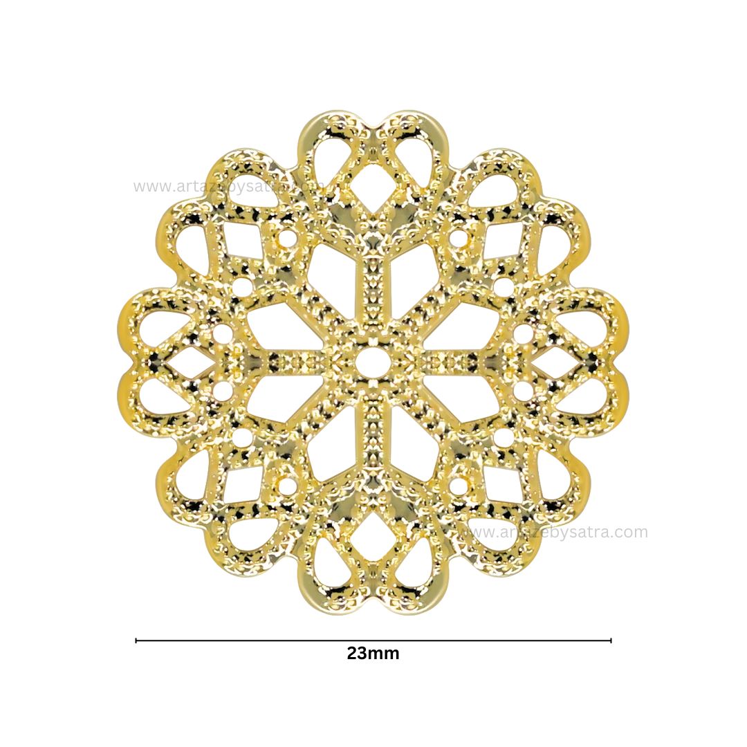 Metal Art Base | Size : 23mm | Qty : 100g | MA177