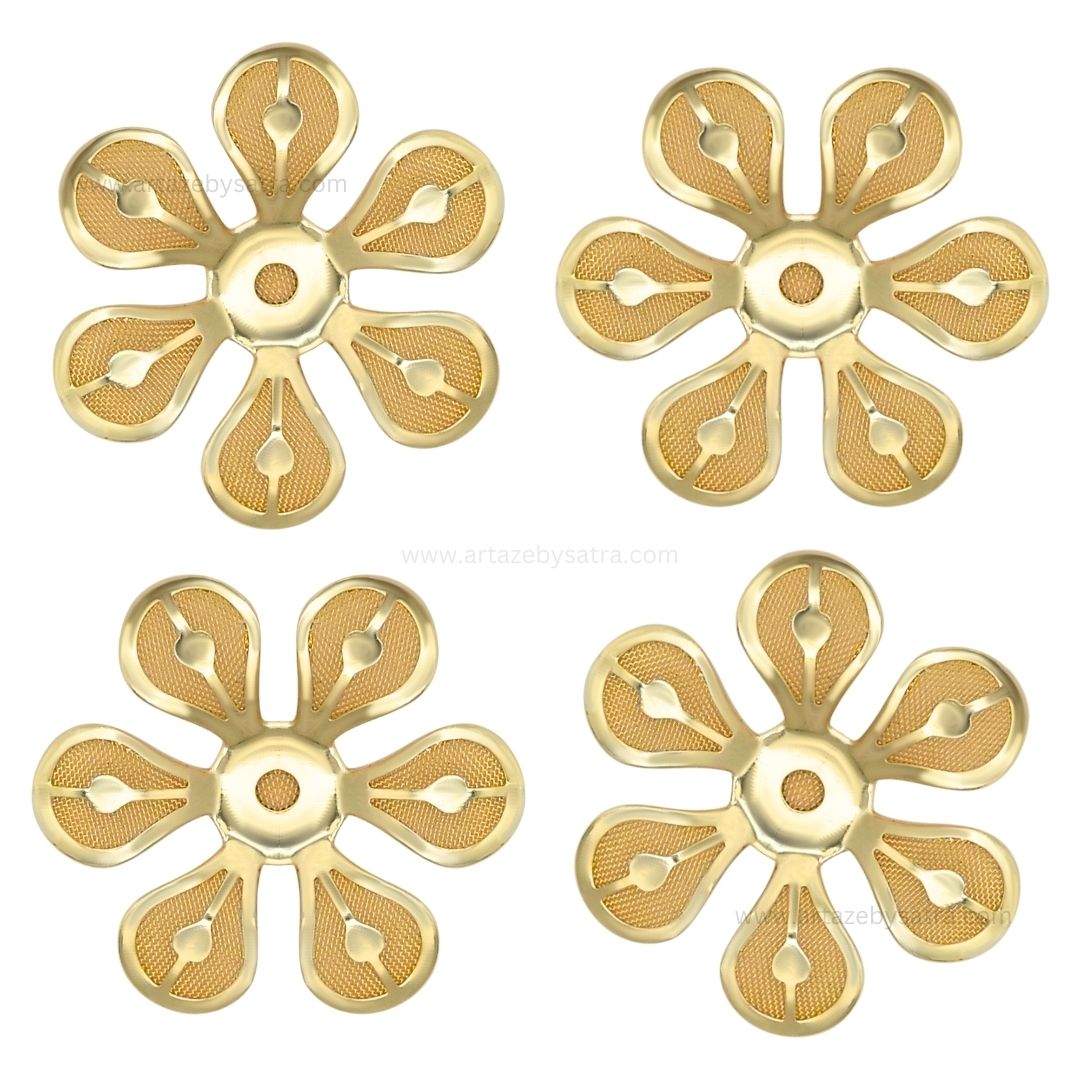 Metal ArtFlower | Size : 34mm | Qty : 50pcs | MA186