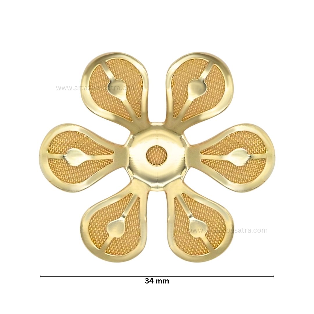 Metal ArtFlower | Size : 34mm | Qty : 50pcs | MA186