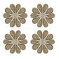 Metal Art Flower | Size : 55mm | Qty : 20pcs | MA187