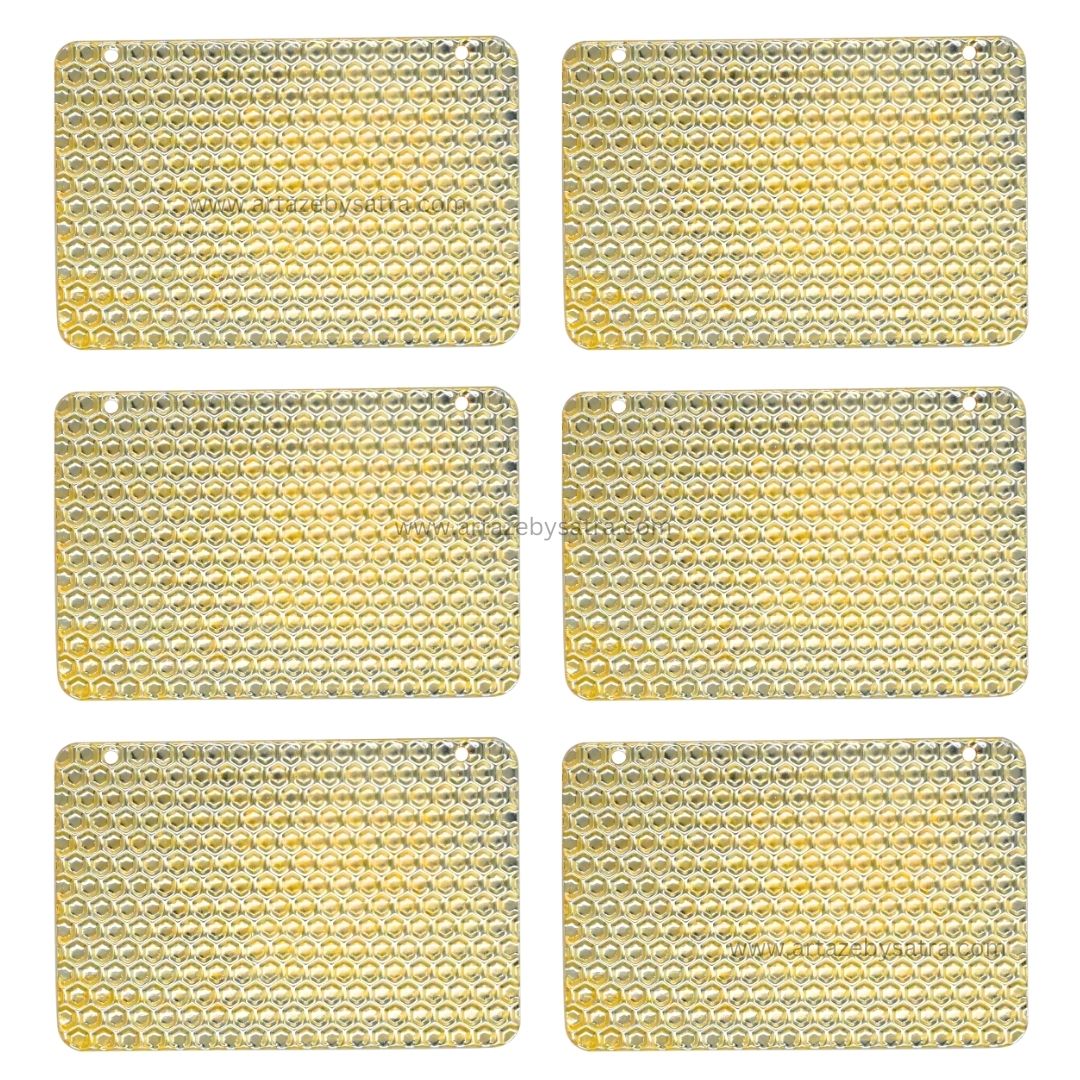 2 Hole Metal Art Base | Size : 40mm | Qty : 20pcs | MA188