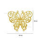 Butterfly Metal Art | Size : 55mm | Qty : 10pcs | F-6-18 | MA18