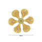 Metal Art Flower| Size : 36mm | Qty : 50pcs | MA190
