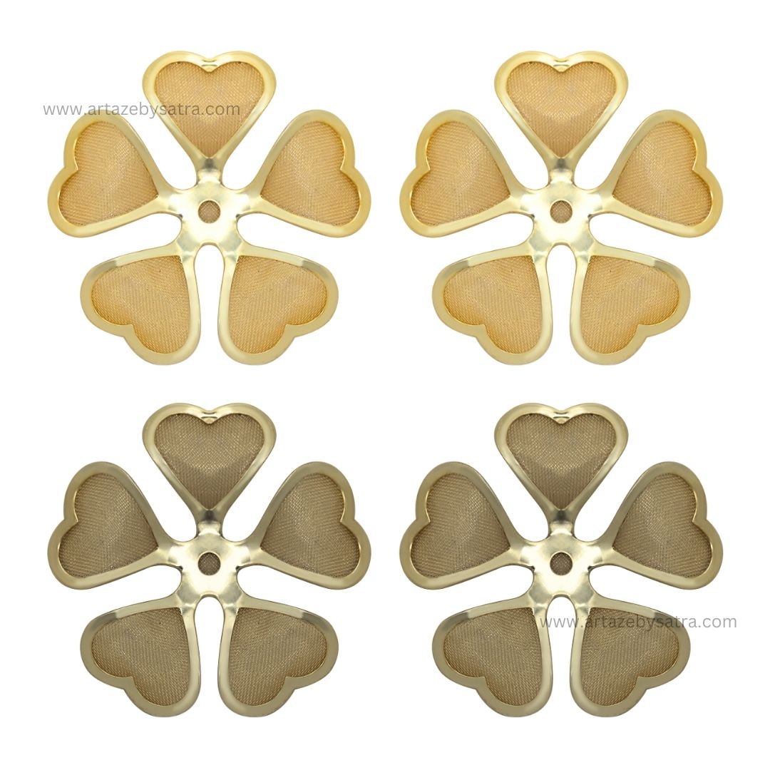 Metal Art Flower| Size : 42mm | Qty : 50pcs | MA191