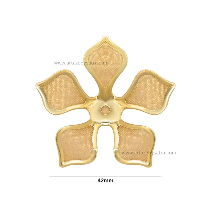 Metal Art Flower | Size : 42mm | 50pcs