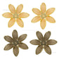 Metal Art Flower | Size : 41mm | Qty : 50pcs | MA193