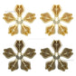 Metal Art Flower | Size : 33mm | Qty : 50pcs | MA194
