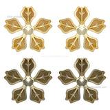 Metal Art Flower | Size : 33mm | Qty : 50pcs | MA194