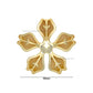 Metal Art Flower | Size : 33mm | Qty : 50pcs | MA194