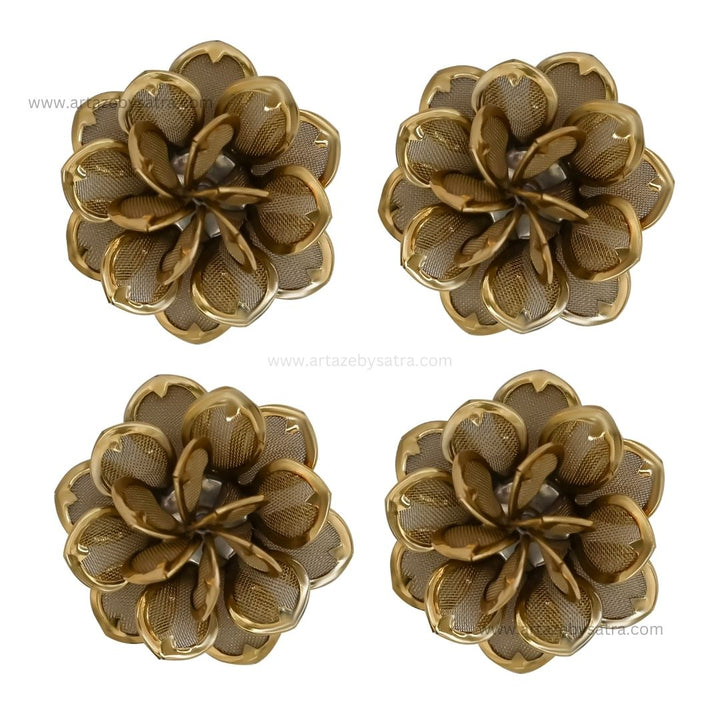 Metal Art Flower | Size : 30mm | 10pcs
