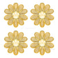 Metal Art Flower | Size : 40mm | Qty : 20pcs | MA202