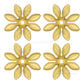 Metal Art Flower | Size : 29mm | Qty : 50pcs | MA203