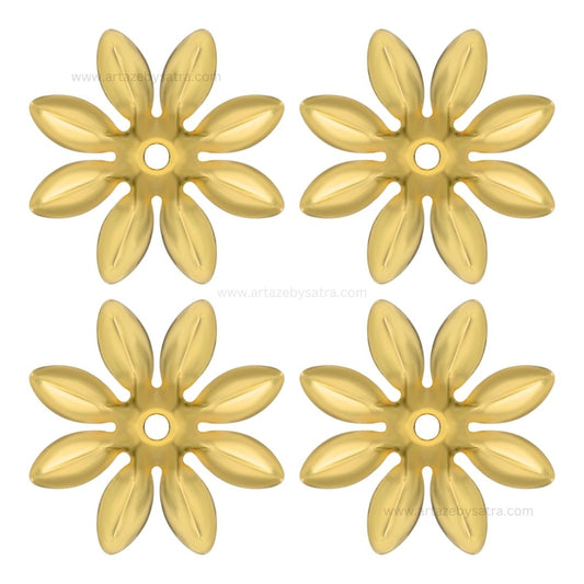 Metal Art Flower | Size : 29mm | Qty : 50pcs | MA203