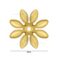 Metal Art Flower | Size : 29mm | Qty : 50pcs | MA203