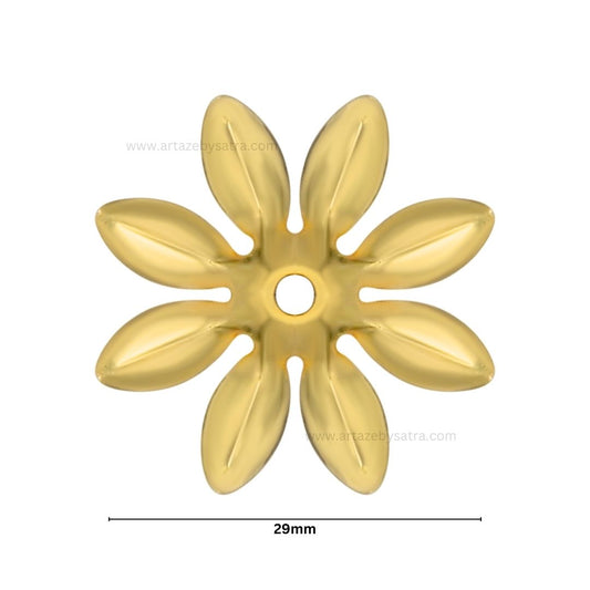 Metal Art Flower | Size : 29mm | Qty : 50pcs | MA203