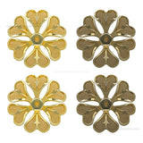 Metal Art Flower | Size : 33mm | Qty : 50pcs | MA204