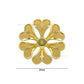 Metal Art Flower | Size : 33mm | Qty : 50pcs | MA204
