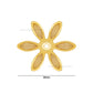 1 Hole Metal Art Flower | Size : 36mm | Qty : 50pcs | MA206