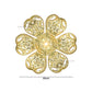 1 Hole Metal Art Flower  | Size : 25mm | 100pcs | MA209
