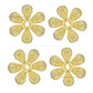 1 Hole Metal Art Flower | Size : 16mm | Qty : 100pcs | MA211