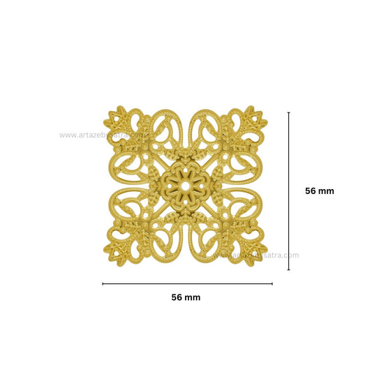 Designer Metal Art Base | Size : 52mm | Qty : 100g | F-14-39 | MA459