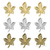 Leaf Metal Art Base | Size : 80mm | Qty : 10pcs | MA245