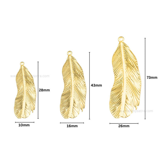 Leaf Metal Art Base | Size : 28mm,43mm,26mm | Qty : 100pcs | F-3-1 | MA220