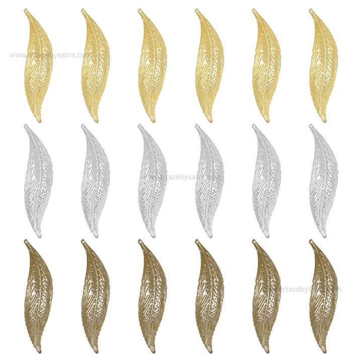 1 Naka Leaf Metal Art Base | Size : 70mm | Qty : 10pcs | F-1-13 | MA267