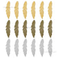 1 Naka Leaf Metal Art Base | Size : 64mm | Qty : 20pcs | F-1-14 | MA268