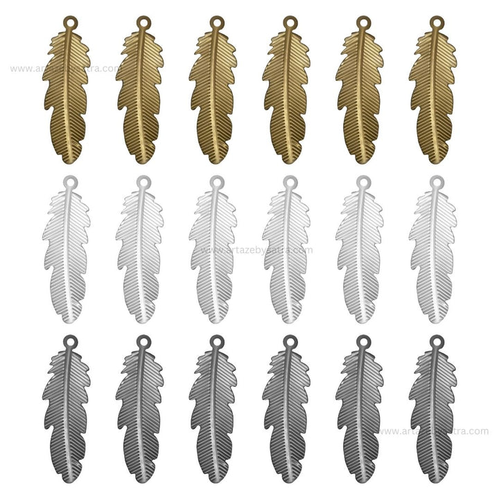 1 Naka Leaf Metal Art Base | Size : 32mm | Qty : 50pcs | F-2-11 | MA271
