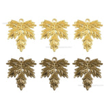1 Naka Leaf Metal Art Base | Size : 28mm | Qty : 20pcs | F-2-16 | MA273