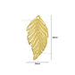1 Naka Leaf Metal Art Base | Size : 33mm | Qty : 100pcs | F-2-19 | MA275