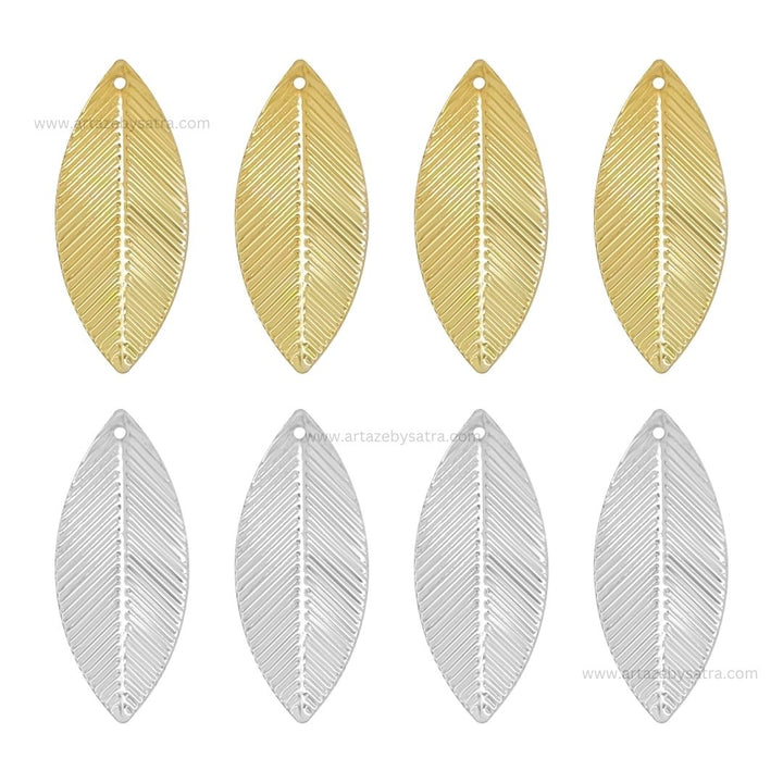 1 Naka Leaf Metal Art Base | Size : 33mm | Qty : 20pcs | F-2-31 | MA279
