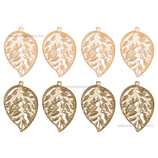 1 Naka Leaf Metal Art Base | Size : 30mm | Qty : 100pcs | F-2-7 | MA280