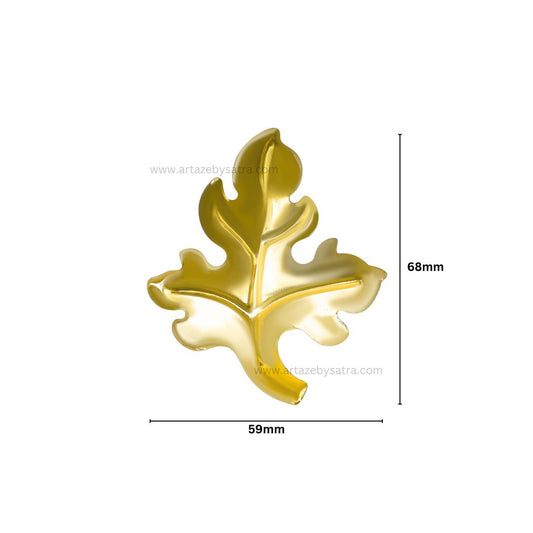 Leaf Metal Art Base | Size : 20mm | Qty : 20pcs | F-4-21 | MA281