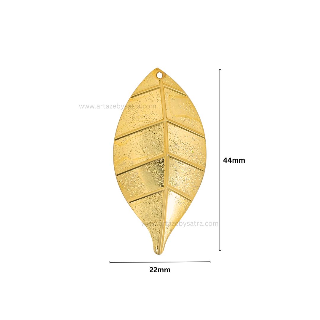 1 Naka Leaf Metal Art Base | Size : 44mm | Qty : 50pcs | P-4-6 | MA288