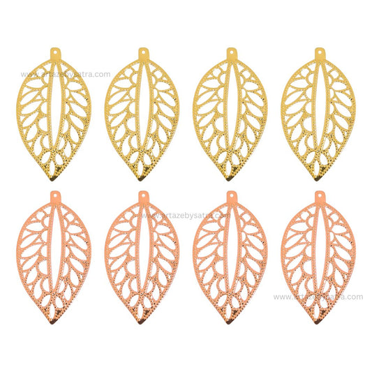 1 Naka Leaf Metal Art Base | Size : 71mm | Qty : 20pcs | MA289