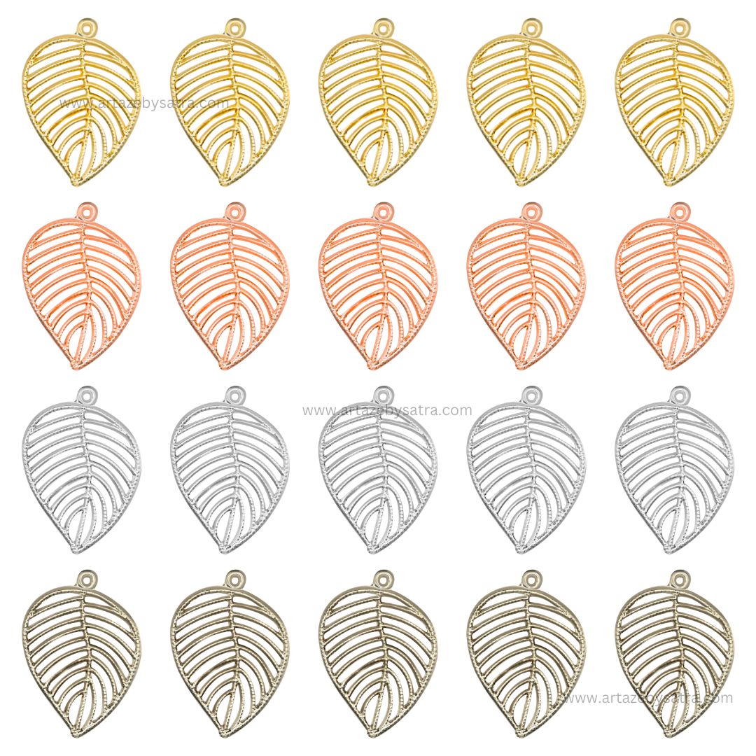 1 Naka Leaf Metal Art Base | Size : 45mm | Qty : 100g| MA293