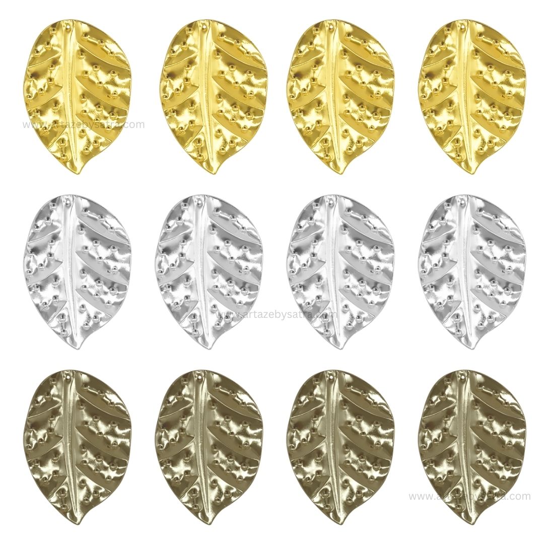 Metal Art Leaf | Size : 82mm | Qty : 100g | F-4-8