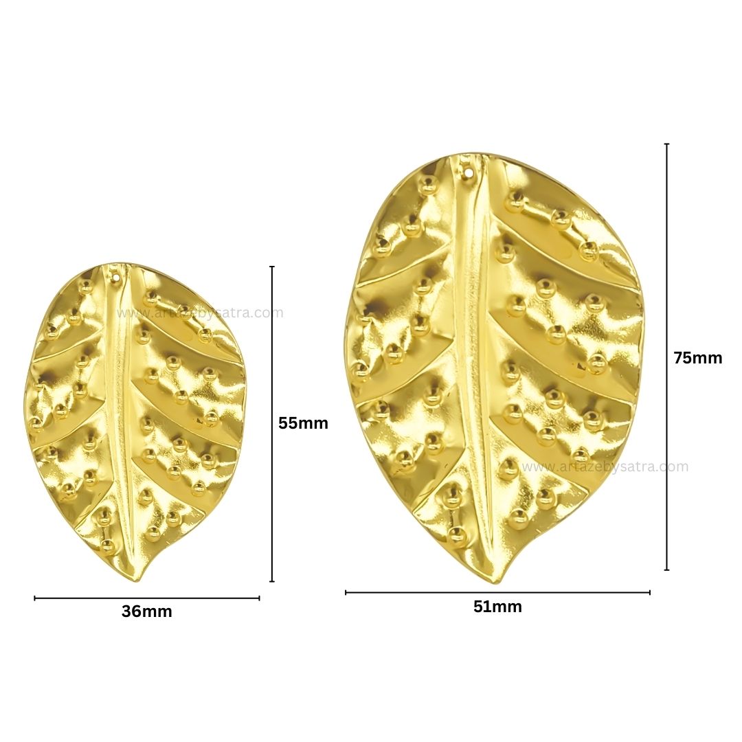 Metal Art Leaf | Size : 82mm | Qty : 100g | F-4-8