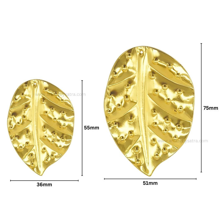 Metal Art Leaf | Size : 82mm | Qty : 100g | F-4-8