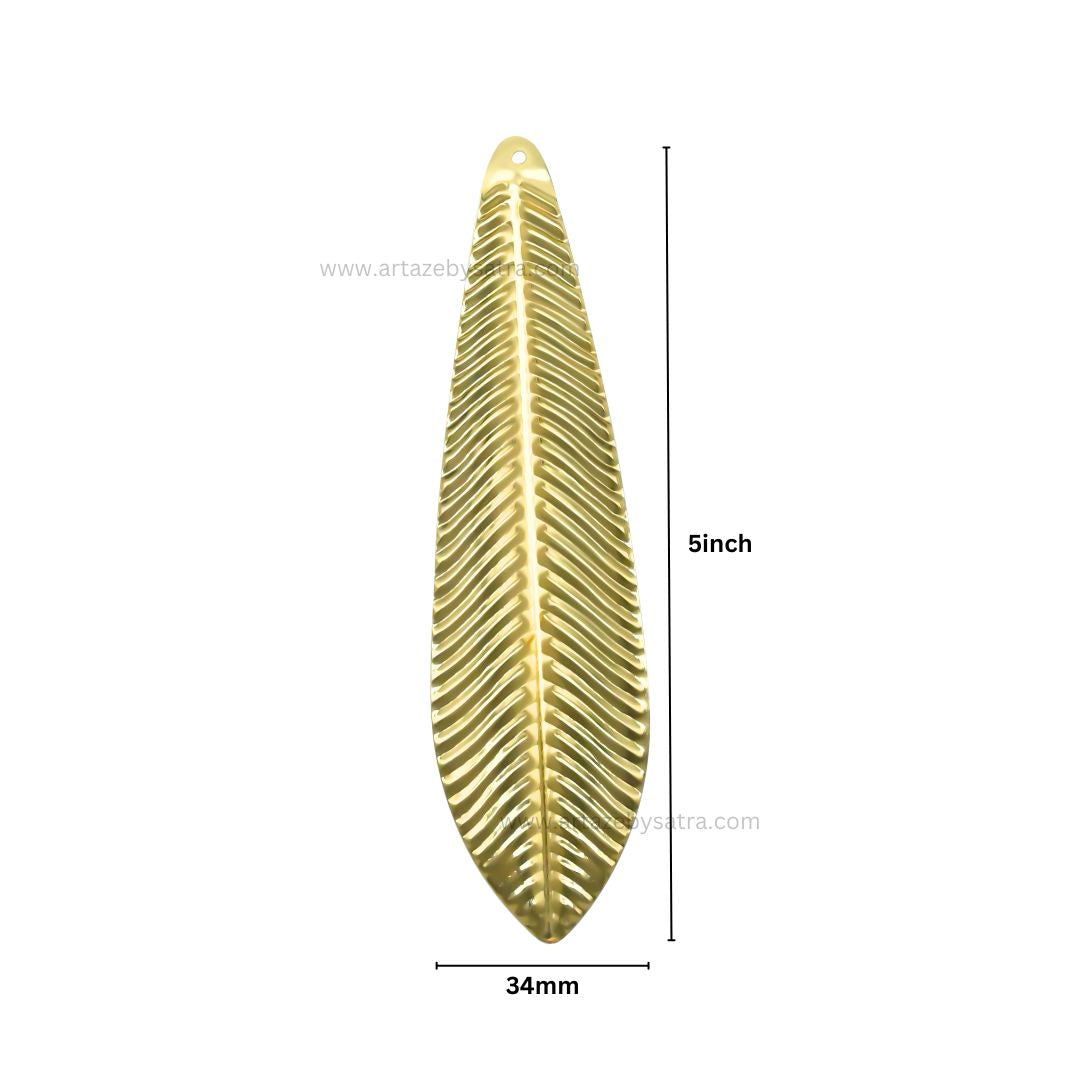 Metal art leaf | Size : 5inch | Qty : 10pcs | MA303