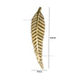 Metal art leaf | Size : 4.6 inch | Qty : 10pcs | MA304