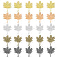 1 Loop Metal art leaf | Size : 76mm | Qty : 100g | MA317
