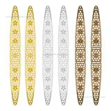 Metal Art Leaf | Size : 99mm | Qty : 20pcs | F-5-9 | MA321