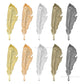 1 Loop Metal Art Leaf | Size : 98mm | Qty : 100g | MA323