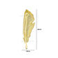 1 Loop Metal Art Leaf | Size : 98mm | Qty : 100g | MA323