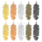1 Loop Metal Art Leaf | Size : 99mm | Qty : 100g | MA326