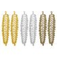 1 Loop Metal Art Leaf | Size : 53mm | Qty : 10pcs | MA328