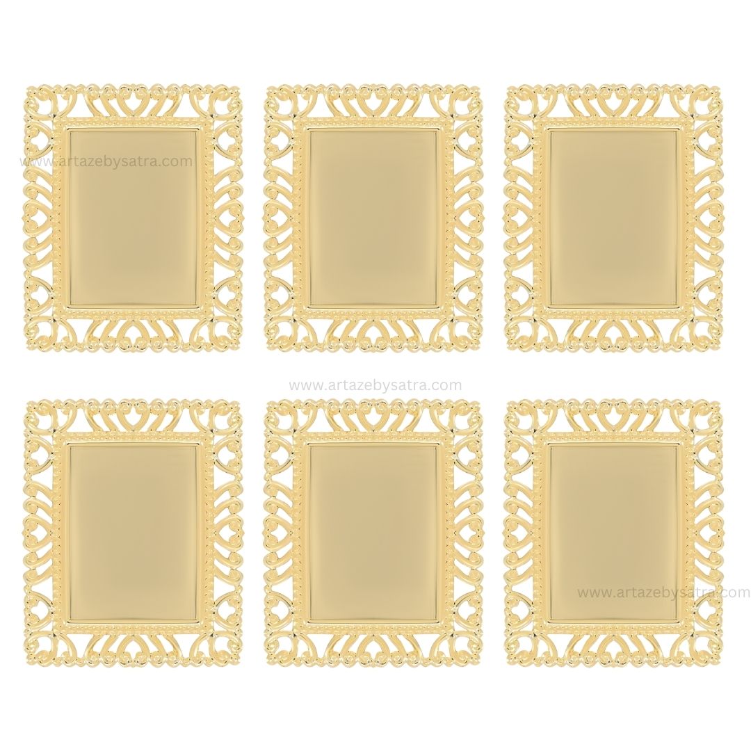 Square Metal Art Base | Size : 60mm | Qty : 100g | MA33